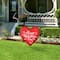 Glitzhome® 24" Metal Happy Valentine's Day Heart Yard Stake